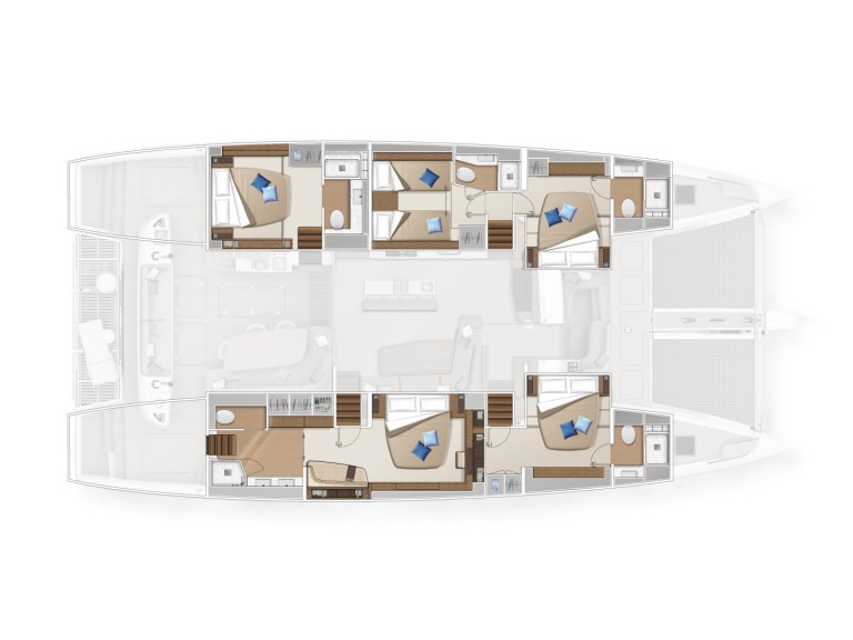 Bareboat Rental Catamaran Lagoon with a boat licence