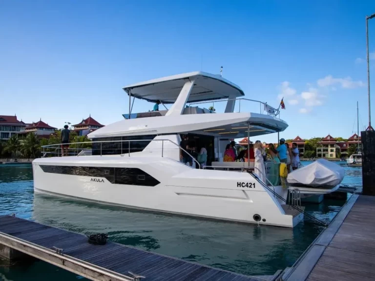 Leopard Leopard 53 Powercat charter bareboat or captained in  Eden Island