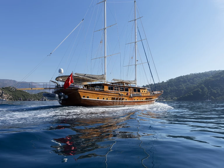 Bareboat Rental Sailboat Gulet with a boat licence