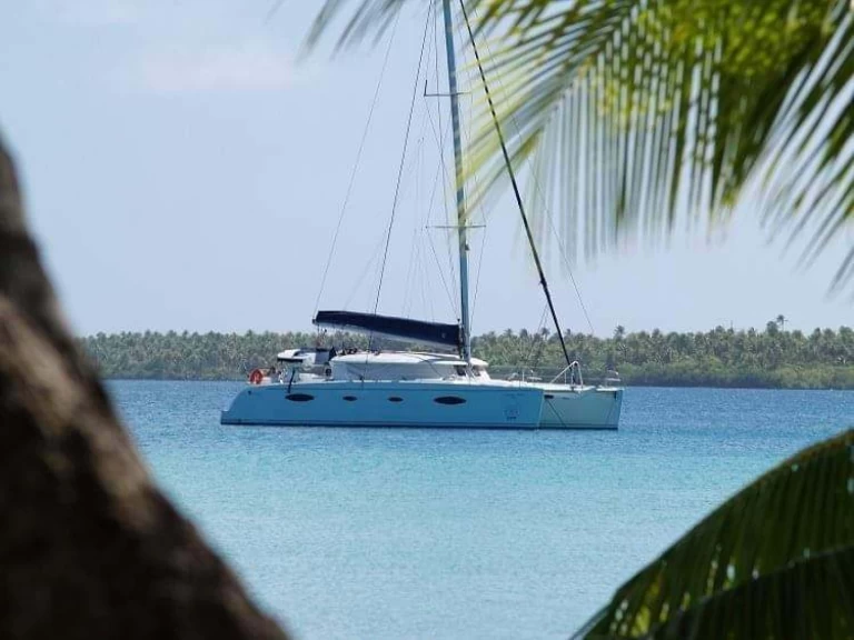Fountaine Pajot Salina 48 charter bareboat or captained in  Papeete