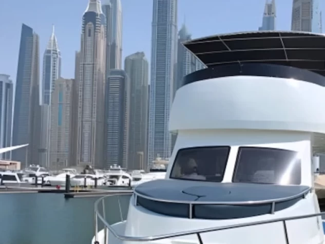 Riviera 42  charter bareboat or captained in  Dubai Marina