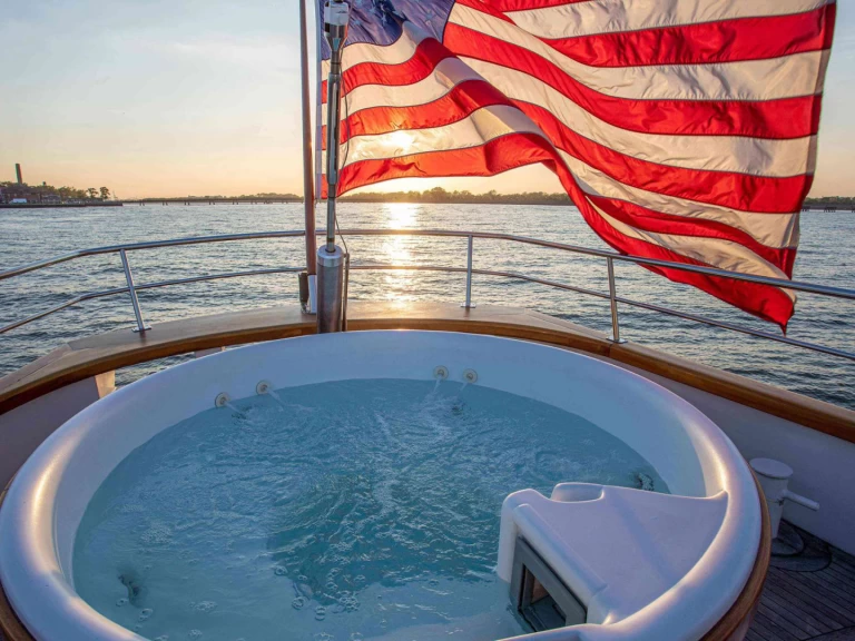 Bareboat Rental Luxury Yacht Palmer Johnson with a boat licence