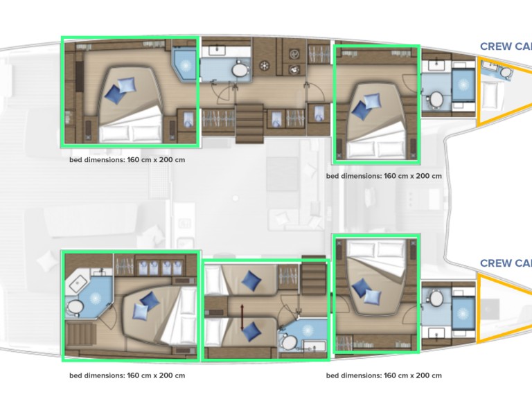 Bareboat Rental Catamaran Lagoon with a boat licence