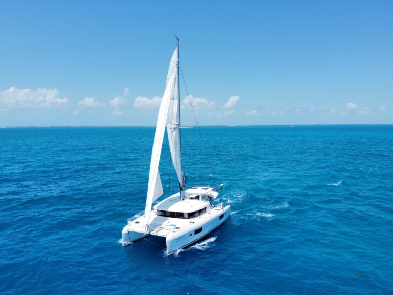 Bareboat Rental Catamaran Lagoon with a boat licence