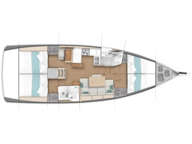 Sailboat rental with or without captain Jeanneau Paros (Island)