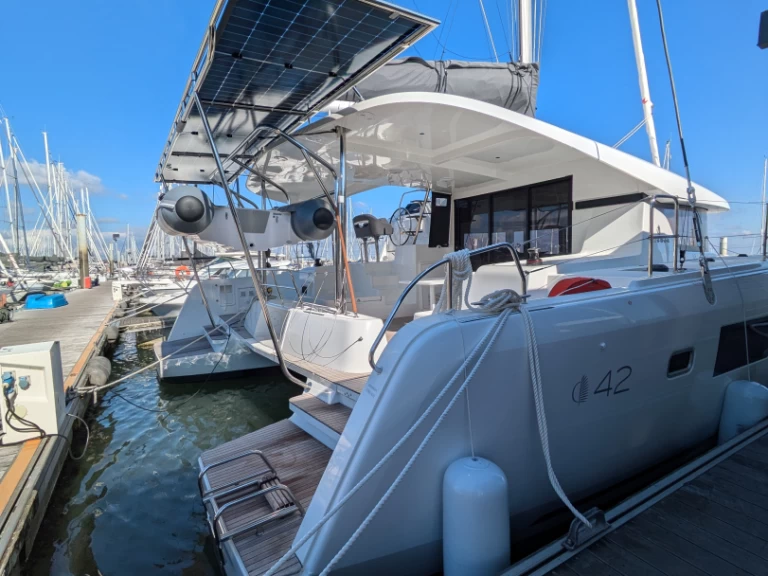 Bareboat Rental Catamaran Lagoon with a boat licence