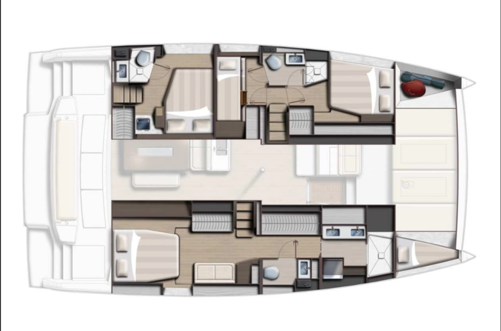 Catamaran rental in Le Marin - BALI 4.6 4 CABINES BALI 4.6 