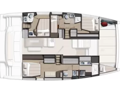 Catamaran rental in Le Marin - BALI 4.6 4 CABINES BALI 4.6 