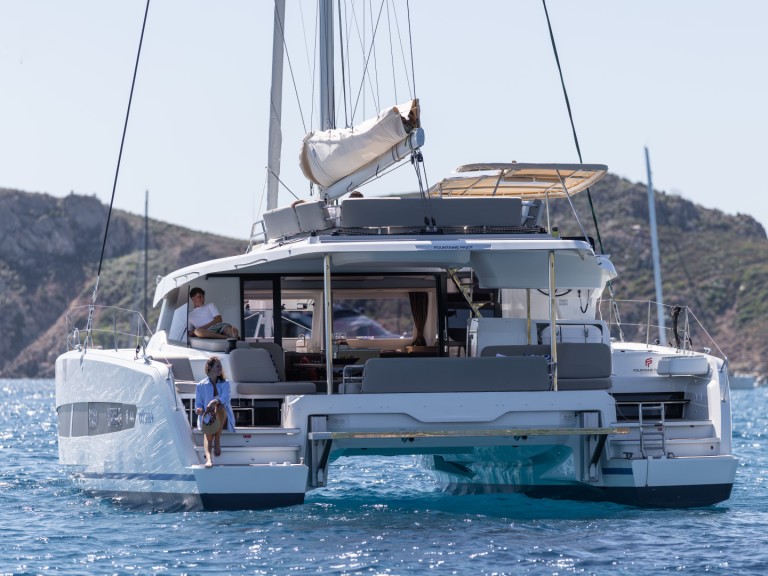 Catamaran rental with or without captain Fountaine Pajot Saint-Raphaël
