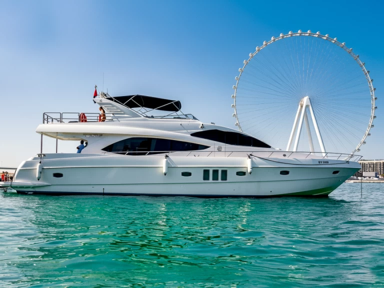 Gulf Craft Majesty 77ft in Dubai Marina on SamBoat