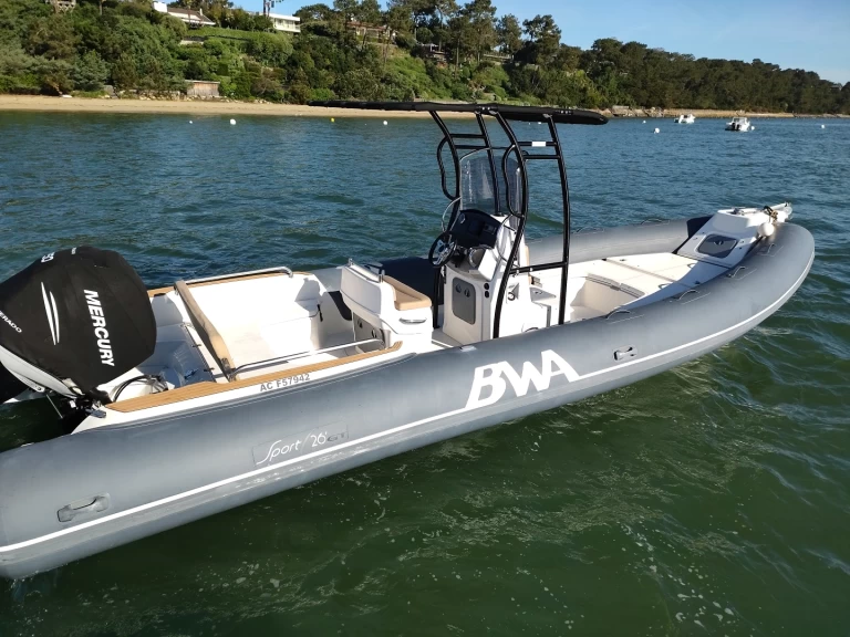 Bareboat Rental RIB Bwa with a boat licence