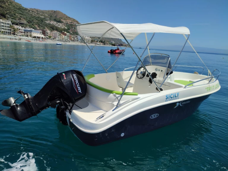 Kamarina k 505 charter bareboat or captained in  Letojanni