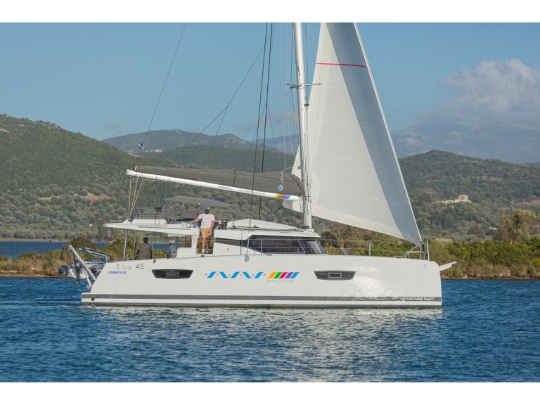 Bareboat Rental Catamaran Fountaine Pajot with a boat licence