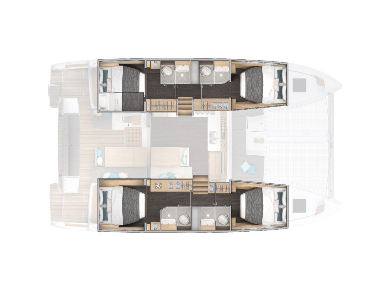 Bareboat Rental Catamaran Lagoon with a boat licence