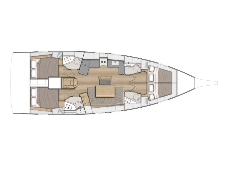Yacht charter Perigiali cheap Oceanis 46.1