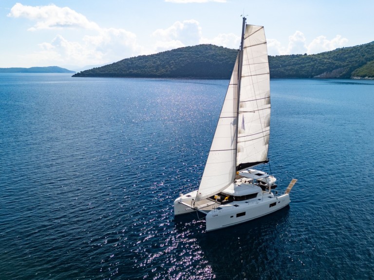 Bareboat Rental Catamaran Lagoon with a boat licence