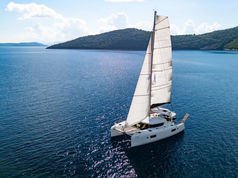 Bareboat Rental Catamaran Lagoon with a boat licence