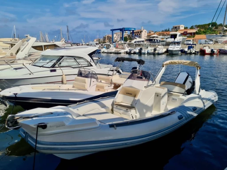 Bareboat Rental RIB Lomac with a boat licence
