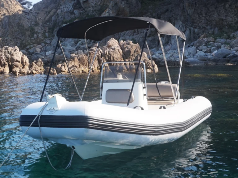 Bareboat Rental RIB Zodiac with a boat licence