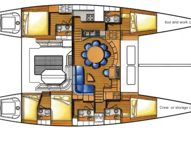 Catamaran rental with or without captain Lagoon Papeete