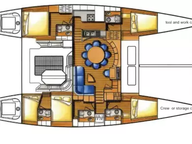 Catamaran rental with or without captain Lagoon Papeete