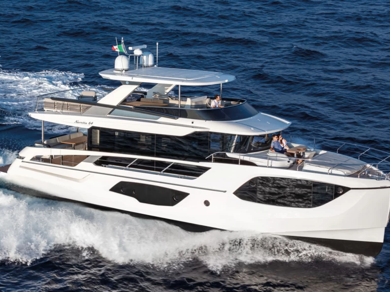 Absolute Yachts Navetta 64 charter bareboat or captained in  Sukošan