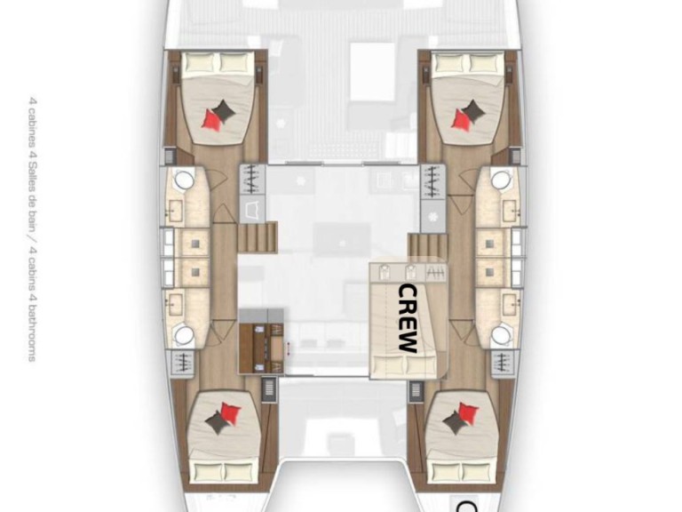 Boat rental Lagoon Lagoon 50F in Marina (City) on Samboat