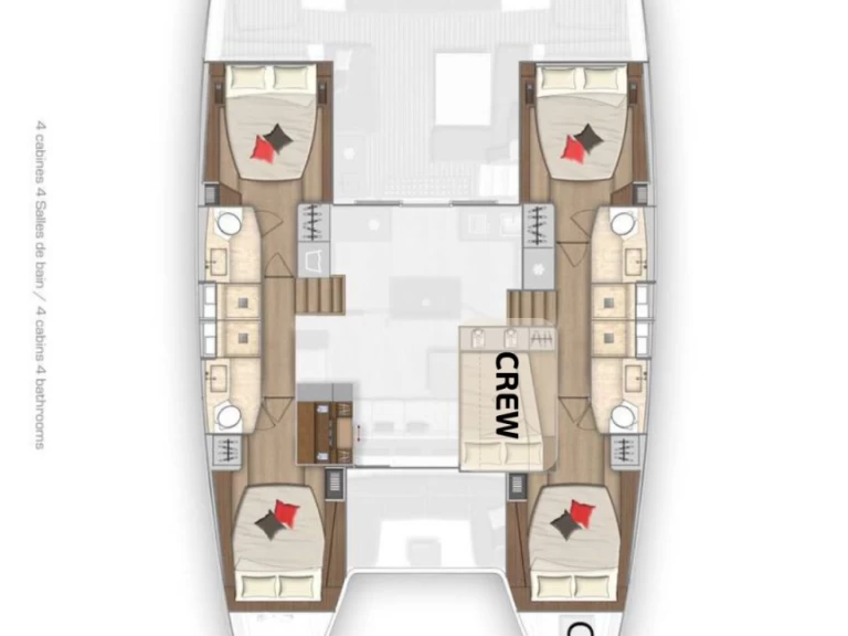 Boat rental Lagoon Lagoon 50F in Marina (City) on Samboat