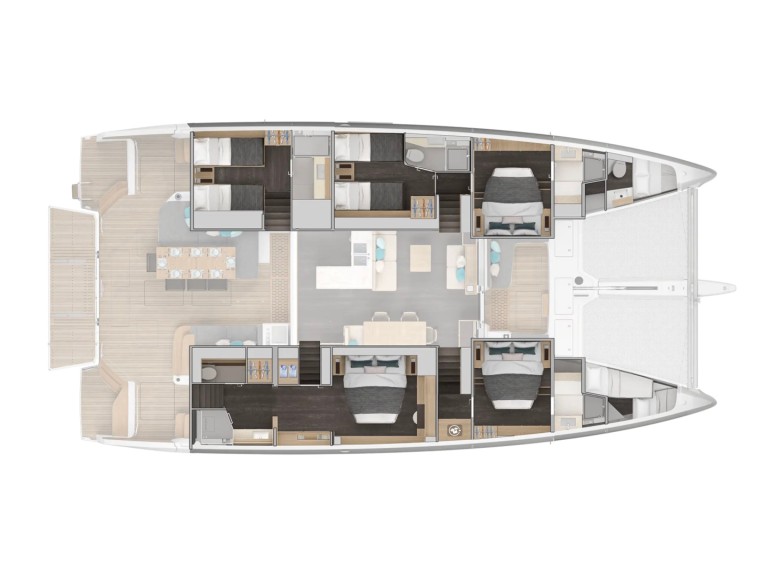 Catamaran rental in Cugnana Verde - Lagoon Lagoon 60