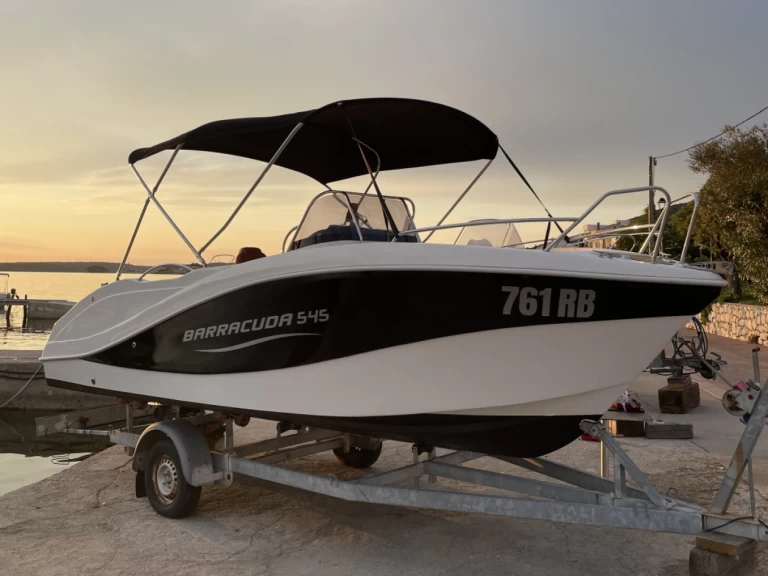 Motorboat rental with or without captain Barracuda Rab