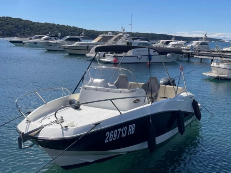 Quicksilver Activ 605 Sundeck charter bareboat or captained in  Rab