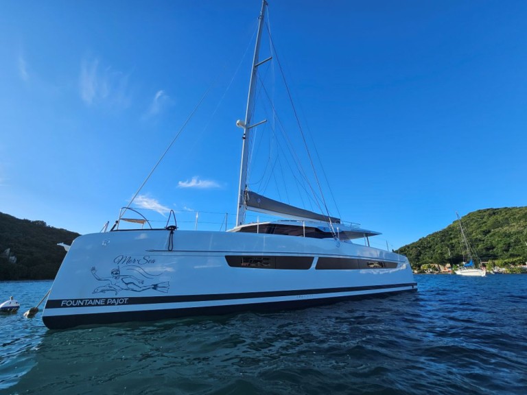 Catamaran rental with or without captain Fountaine Pajot Frenchtown