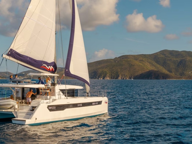 Bareboat Rental Catamaran Leopard with a boat licence