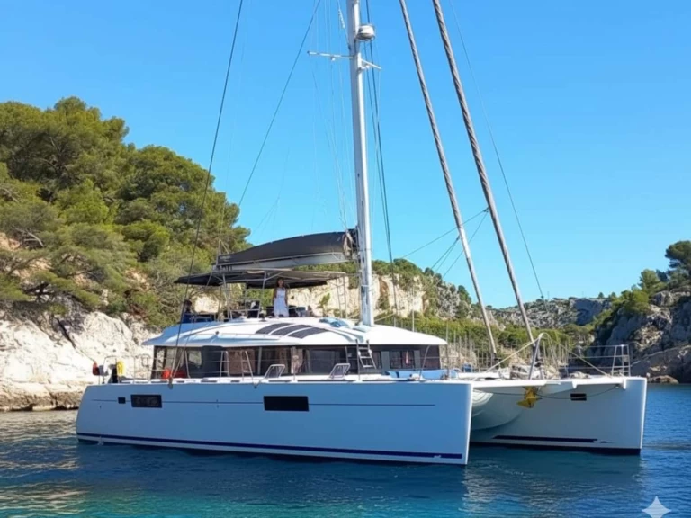 Bareboat Rental Catamaran Lagoon with a boat licence