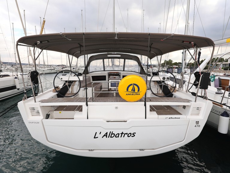 Yacht charter Trogir cheap Dufour 470