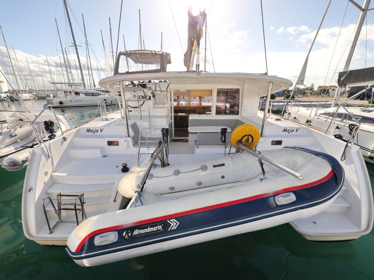 Bareboat Rental Catamaran Lagoon with a boat licence