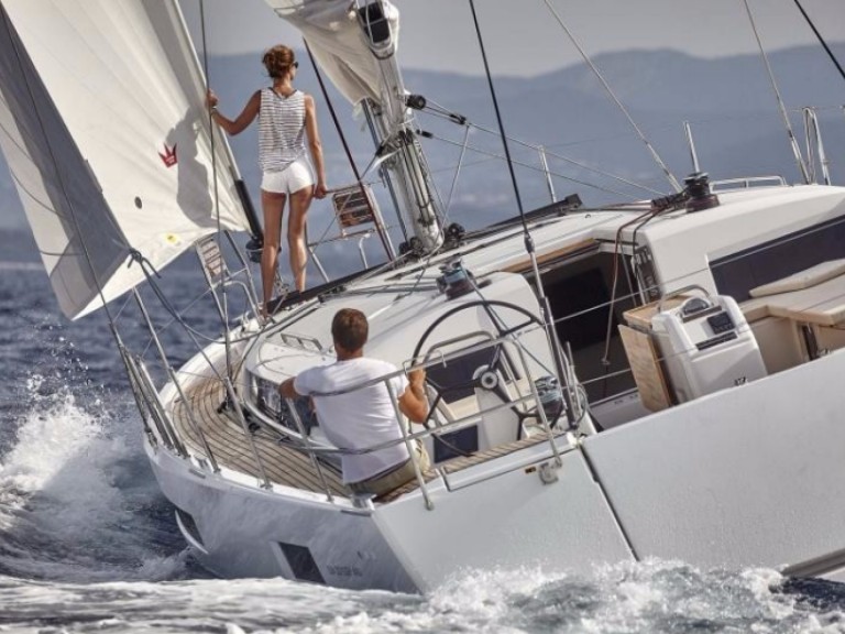 Jeanneau Sun Odyssey 490 charter bareboat or captained in  Alimos
