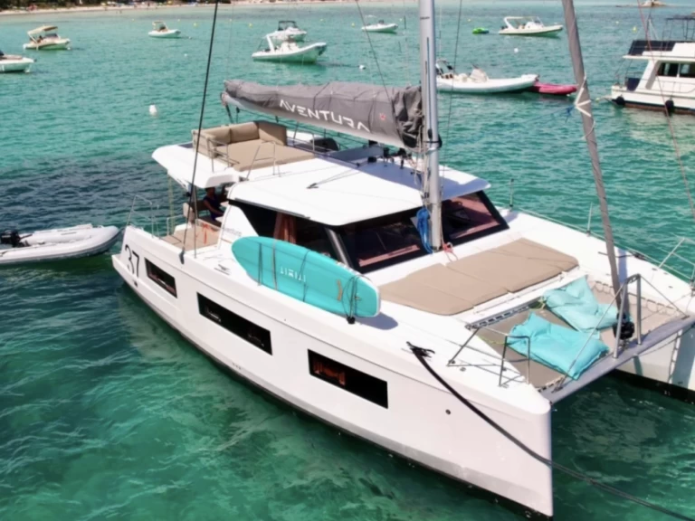 Aventura AV 37 charter bareboat or captained in  Porto-Vecchio