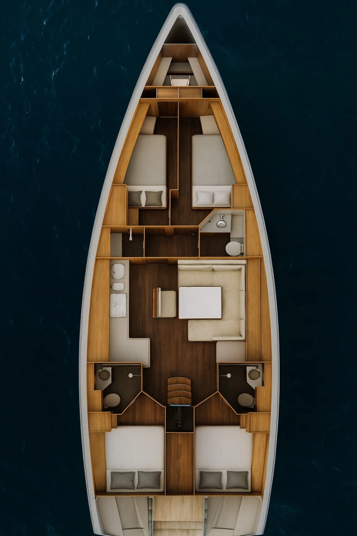 Sailboat rental in Heiligenhafen - Bavaria Cruiser 45