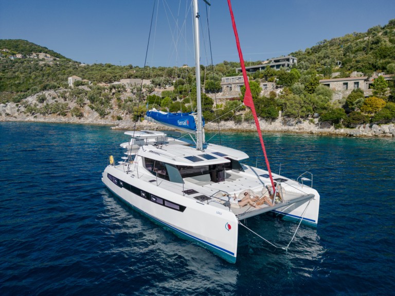 Bareboat Rental Catamaran Leopard with a boat licence