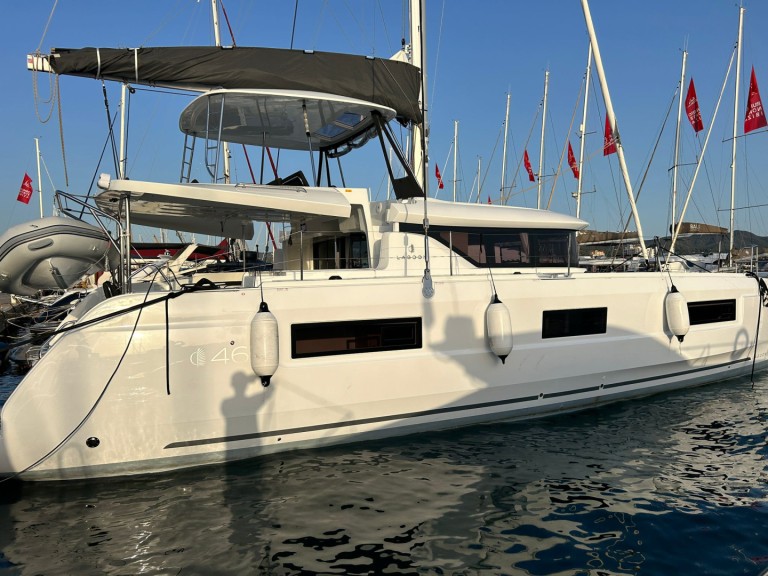 Lagoon Lagoon 46 charter bareboat or captained in  Sant Antoni de Portmany