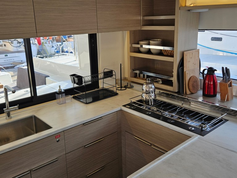 Bareboat Rental Catamaran Lagoon with a boat licence