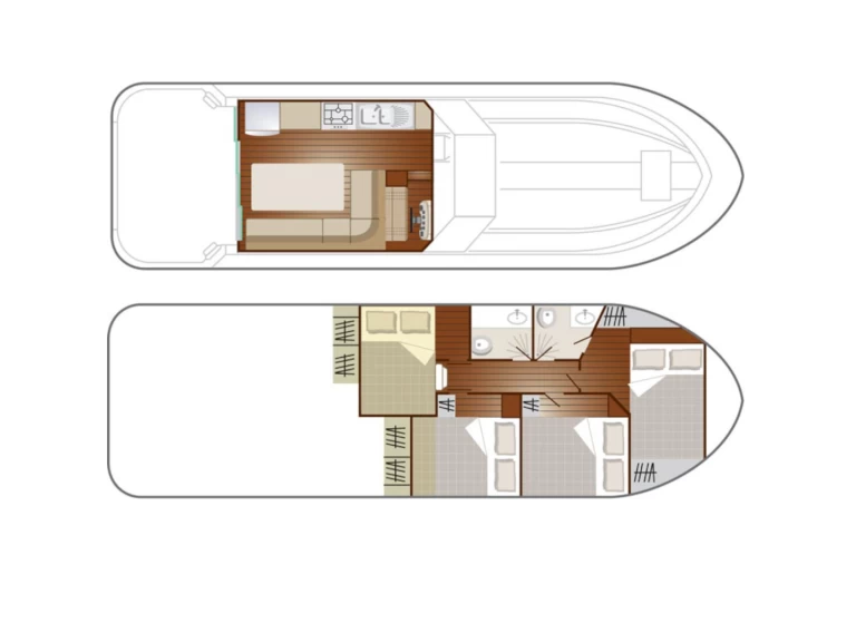 Boat rental Nicols Yacht Confort Family 6-10 p. in Sablé-sur-Sarthe on Samboat