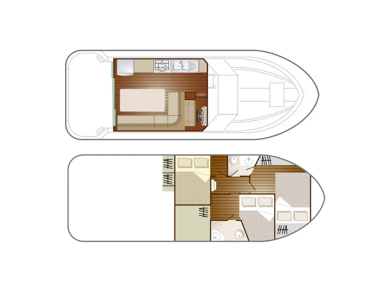 Yacht charter Grez-Neuville cheap Confort Family 4-8 p.