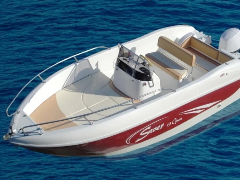 Motorboat rental with or without captain Saver Siracusa