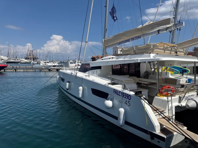 Fountaine Pajot Elba 45 charter bareboat or captained in  Cagliari