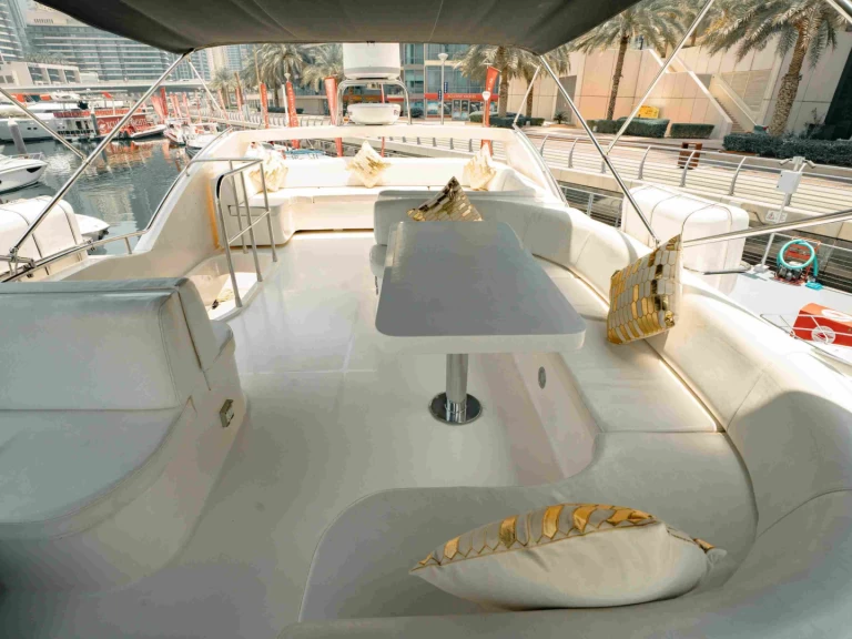 Majesty Yachts Majesty 62 charter bareboat or captained in  Dubai Marina