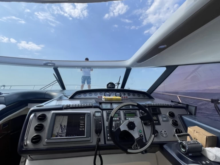 Princess Princess V58 charter bareboat or captained in  Roses