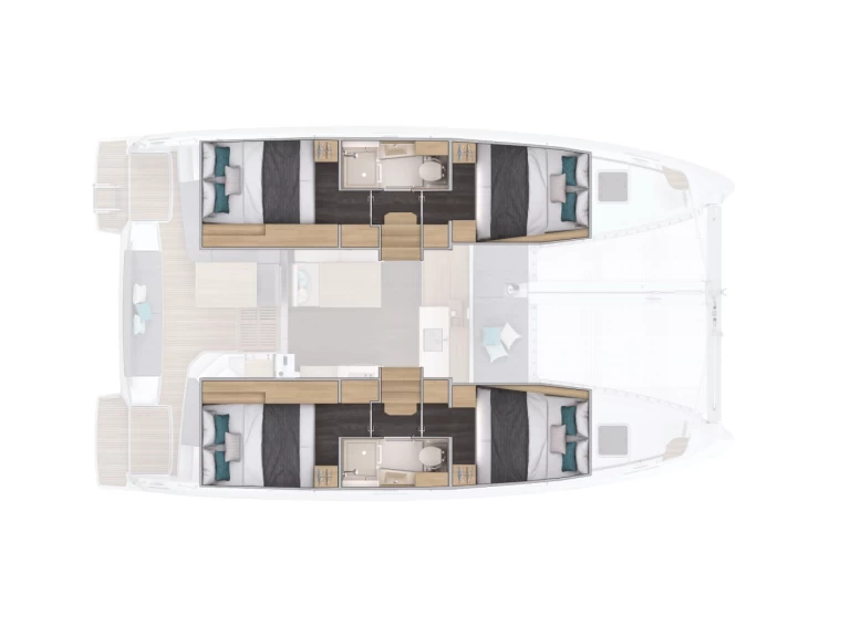Bareboat Rental Catamaran Lagoon with a boat licence