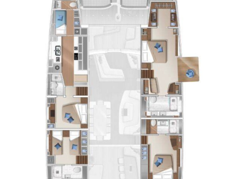 Boat rental Lagoon Lagoon 77 in Ajaccio on Samboat